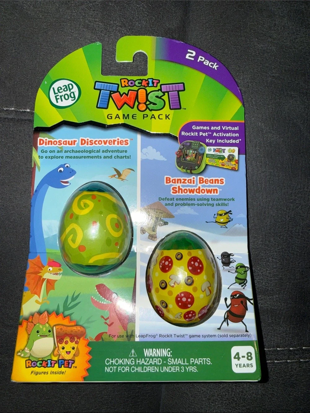 LeapFrog RockIt Twist Game Pack - Green and Yellow Egg Set